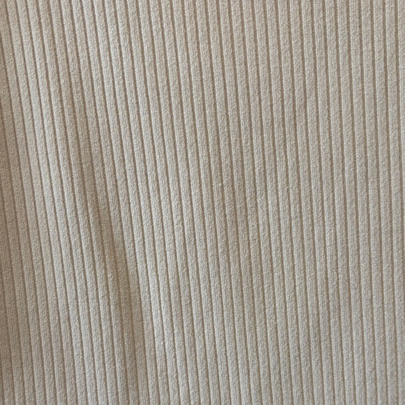 Urban Outfitters Beige Ribbed Short Sleeve Tee - Picture 5 of 8